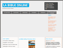 Tablet Screenshot of labibleonline.com